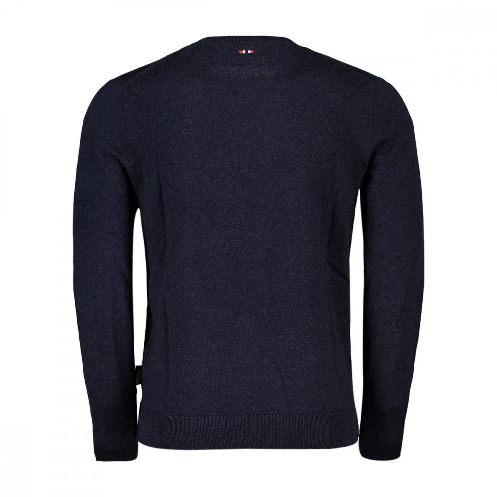 NAPAPIJRI MAGLIONE GIROCOLLO IN COTONE DECATUR Blu 4 NAPAPIJRI MAGLIONE GIROCOLLO IN COTONE DECATUR Blu - immagine 2