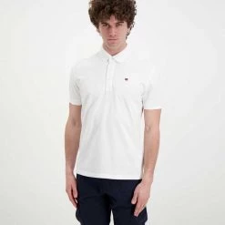 NAPAPIJRI POLO EOLANOS Bianco -Offerta Economica Novità napapijri np0a4gb3 polo eolanos casual uomo 045016701 002 3