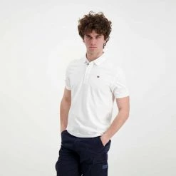 NAPAPIJRI POLO EOLANOS Bianco -Offerta Economica Novità napapijri np0a4gb3 polo eolanos casual uomo 045016701 002 5
