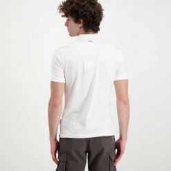 NAPAPIJRI POLO IN JERSEY ELBAS Bianco -Offerta Economica Novità napapijri np0a4gb4 polo in jersey elbas casual uomo 044922901 002 4