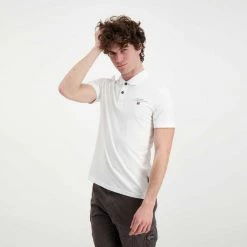 NAPAPIJRI POLO IN JERSEY ELBAS Bianco -Offerta Economica Novità napapijri np0a4gb4 polo in jersey elbas casual uomo 044922901 002 5