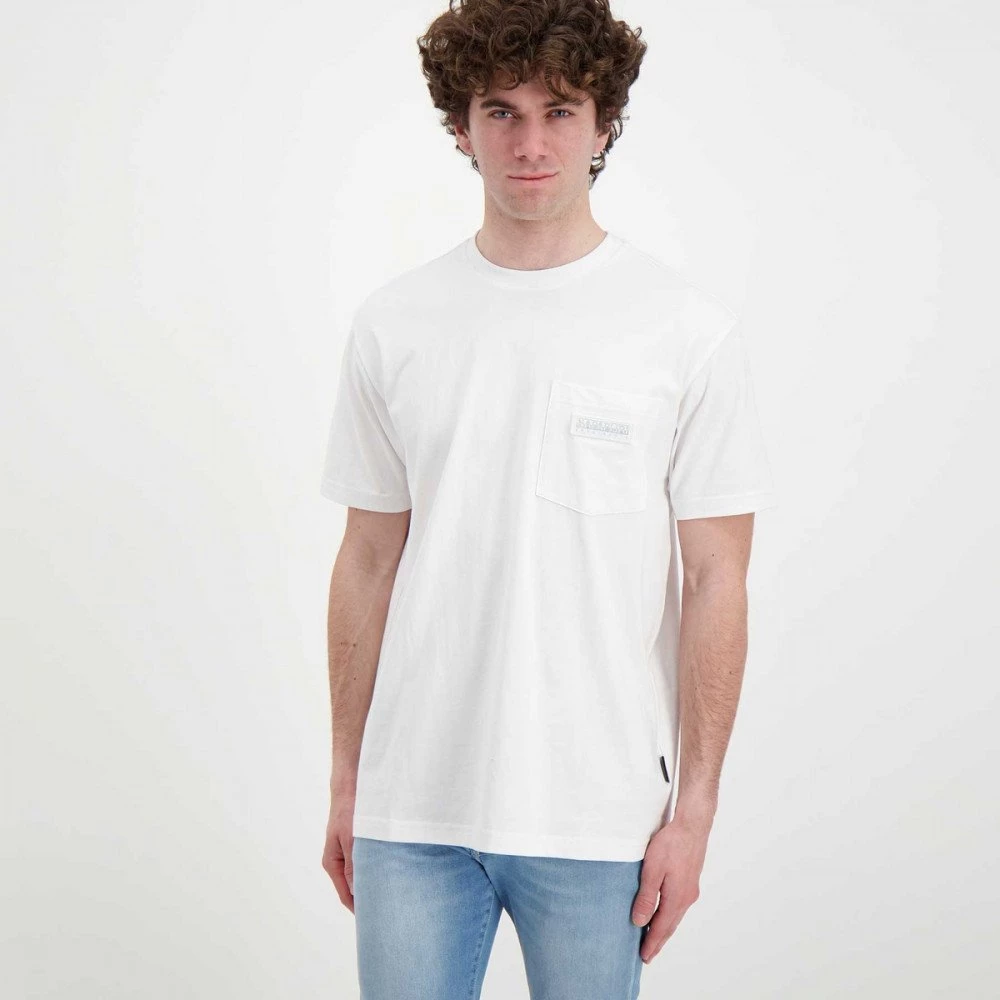 NAPAPIJRI T-SHIRT POCKET MORGEX Bianco 4 NAPAPIJRI T-SHIRT POCKET MORGEX Bianco - immagine 2