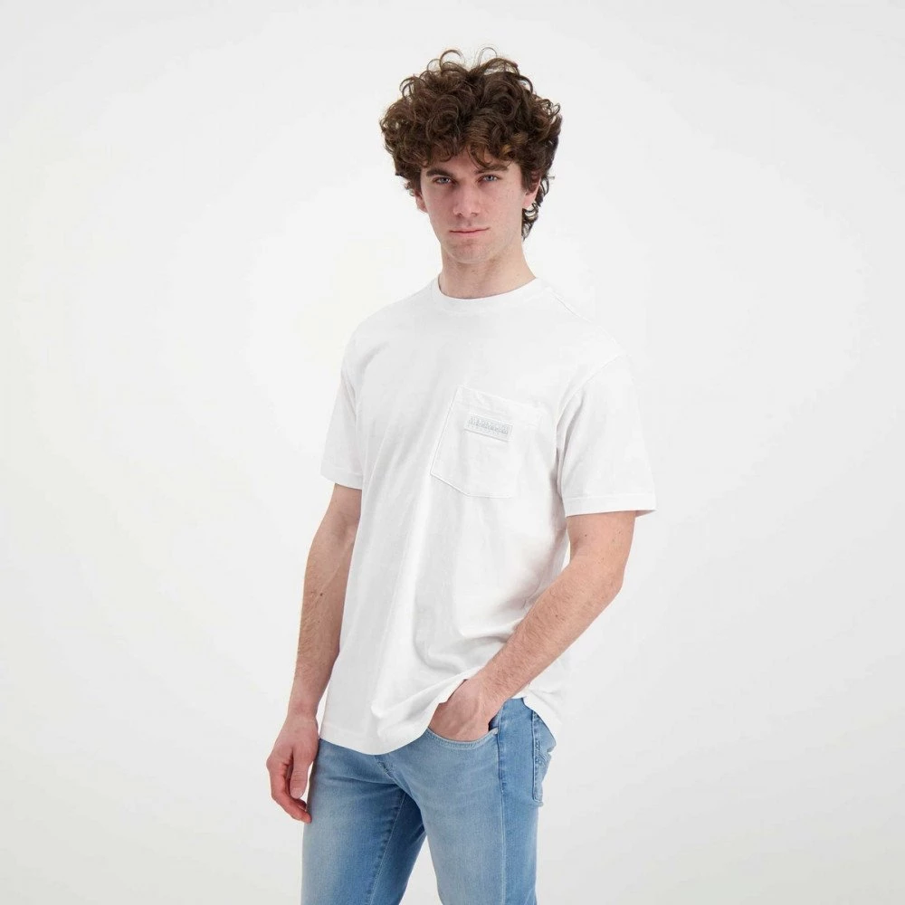 NAPAPIJRI T-SHIRT POCKET MORGEX Bianco 6 NAPAPIJRI T-SHIRT POCKET MORGEX Bianco - immagine 4
