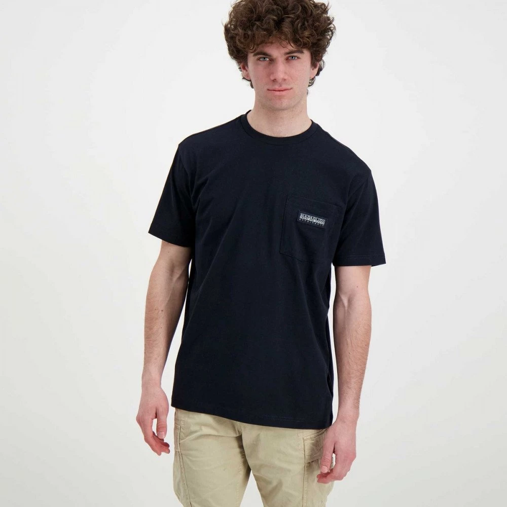 NAPAPIJRI T-SHIRT POCKET MORGEX Blu 4 NAPAPIJRI T-SHIRT POCKET MORGEX Blu - immagine 2