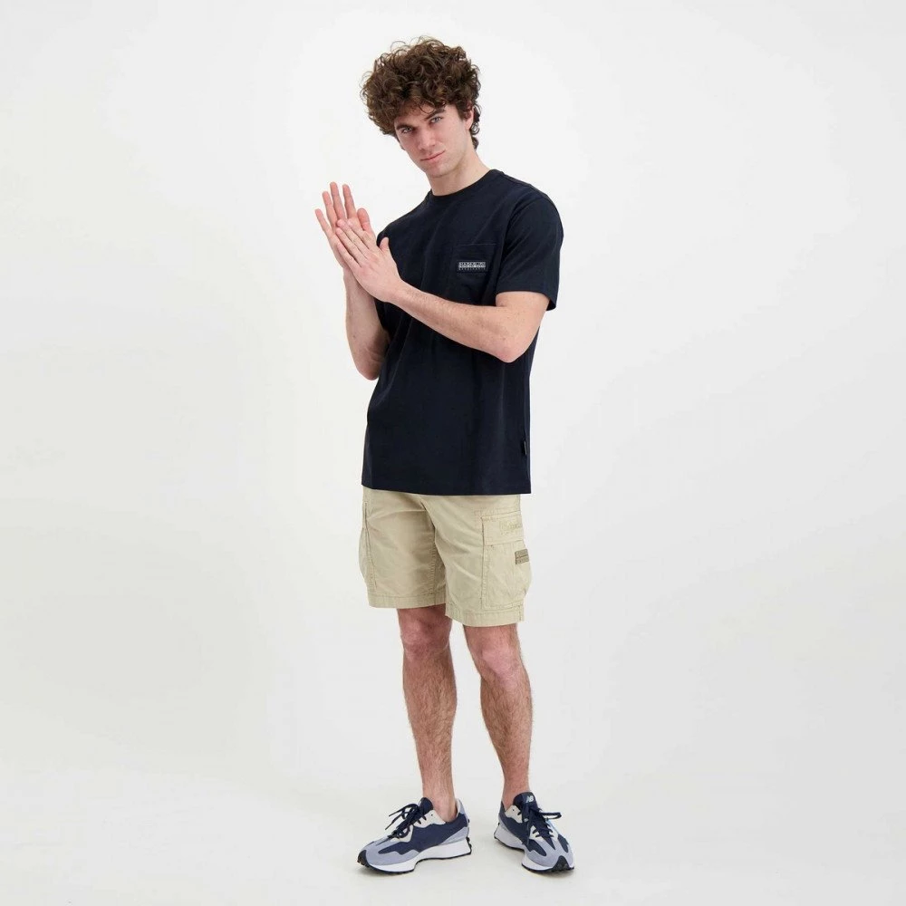 NAPAPIJRI T-SHIRT POCKET MORGEX Blu 7 NAPAPIJRI T-SHIRT POCKET MORGEX Blu - immagine 5