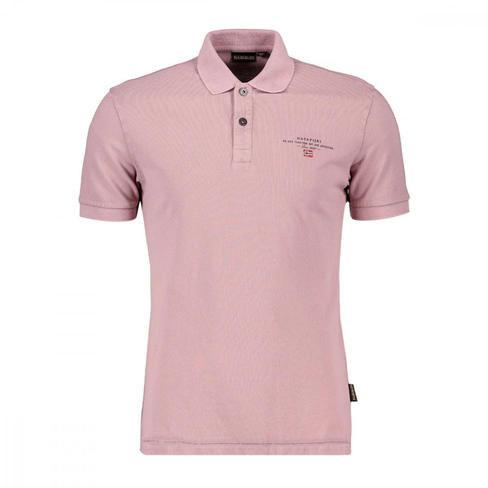 NAPAPIJRI POLO CON RICAMO BANDIERA ELBAS Rosa 3 NAPAPIJRI POLO CON RICAMO BANDIERA ELBAS Rosa