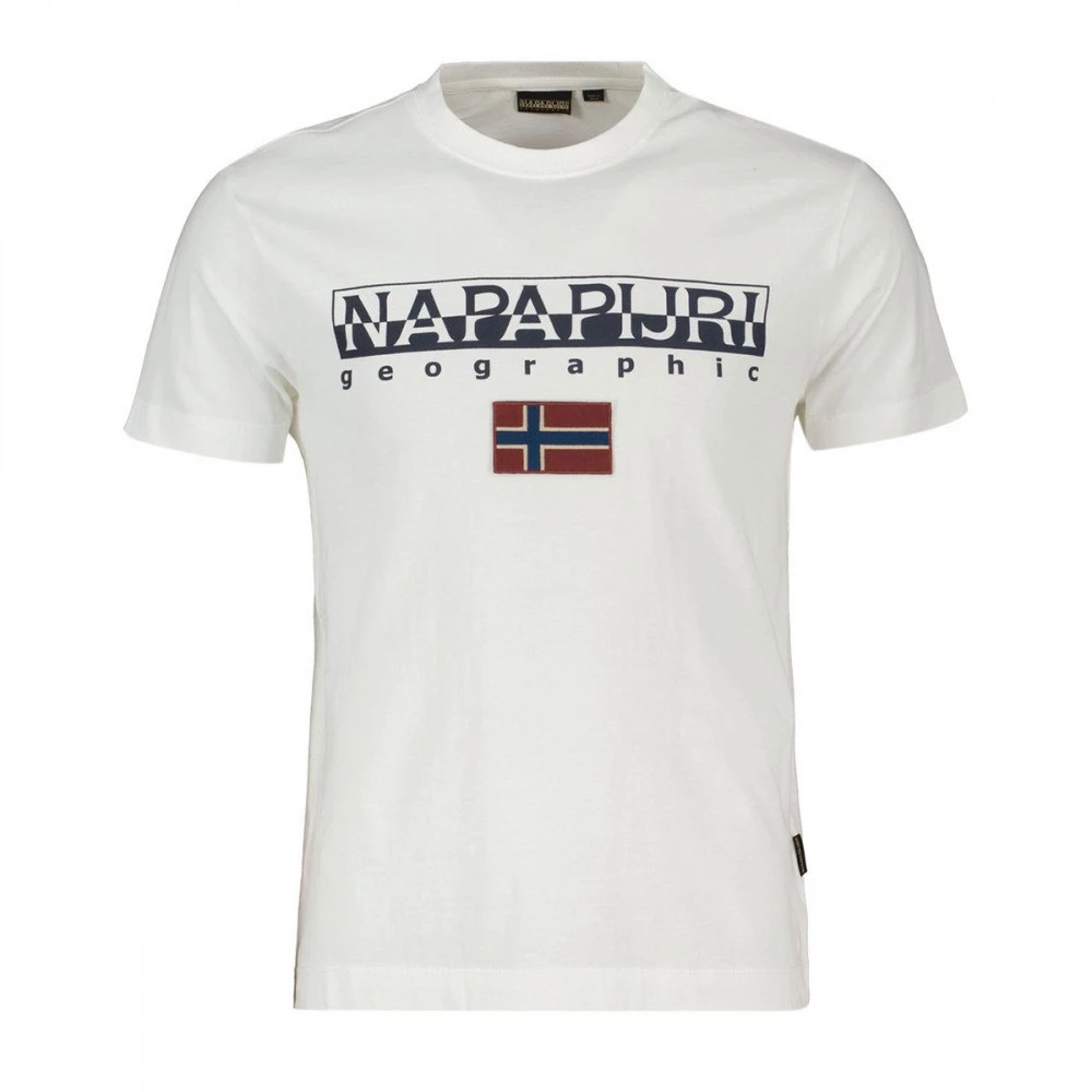 NAPAPIJRI T-SHIRT LOGO AYAS Bianco 3 NAPAPIJRI T-SHIRT LOGO AYAS Bianco