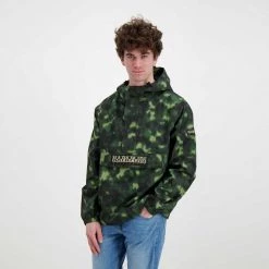 NAPAPIJRI GIACCA RAINFOREST FREESTRIDER Verde -Offerta Economica Novità napapijri np0a4gga giacca rainforest freerunner aop casual uomo 044924301 f9v 5