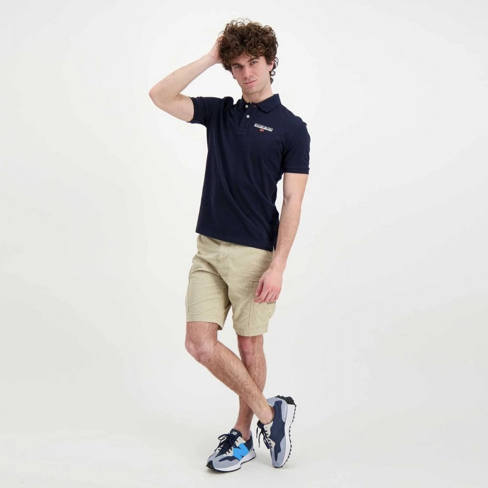 NAPAPIJRI POLO IN PIQUET ICE Blu 7 NAPAPIJRI POLO IN PIQUET ICE Blu - immagine 5