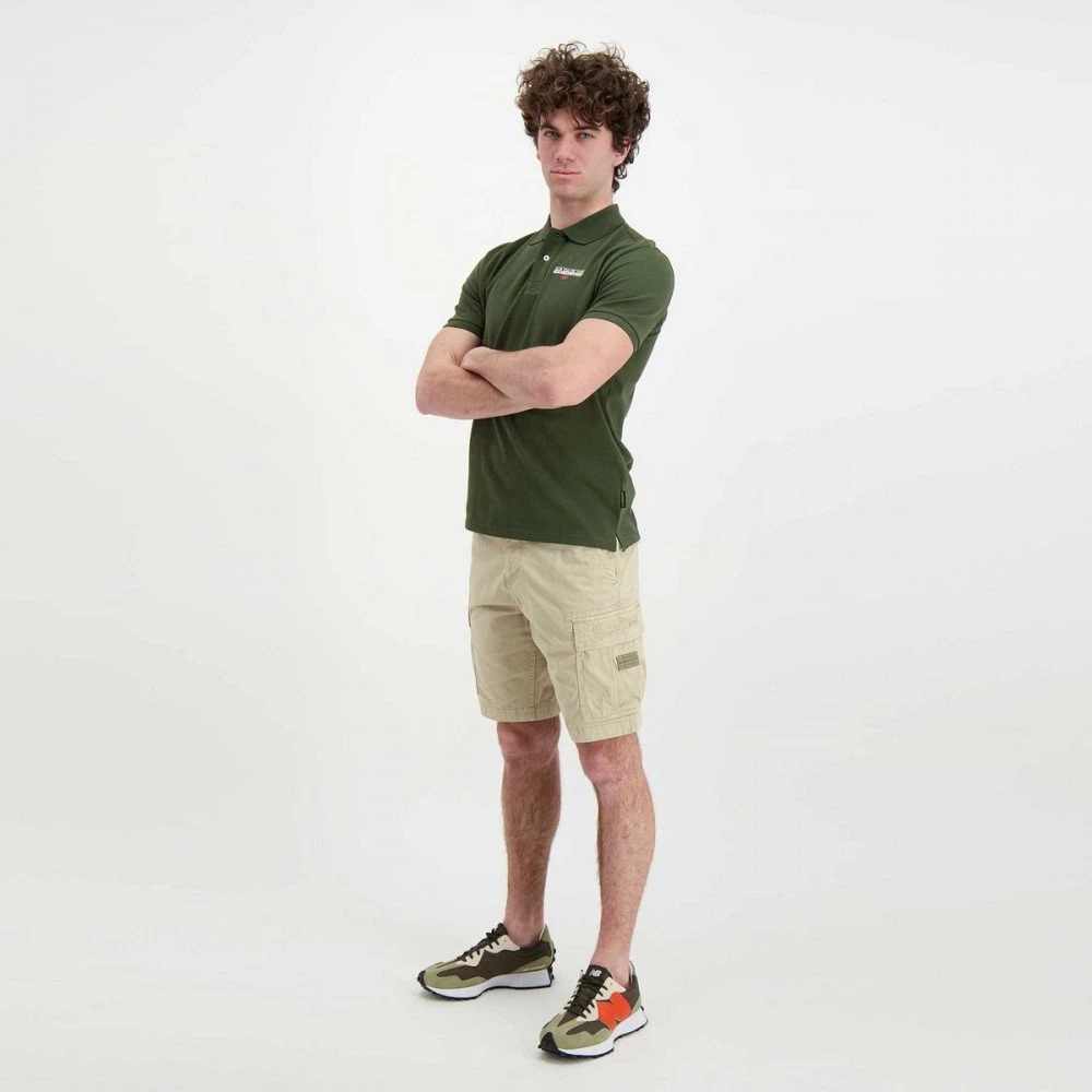 NAPAPIJRI POLO IN PIQUET ICE Verde 7 NAPAPIJRI POLO IN PIQUET ICE Verde - immagine 5