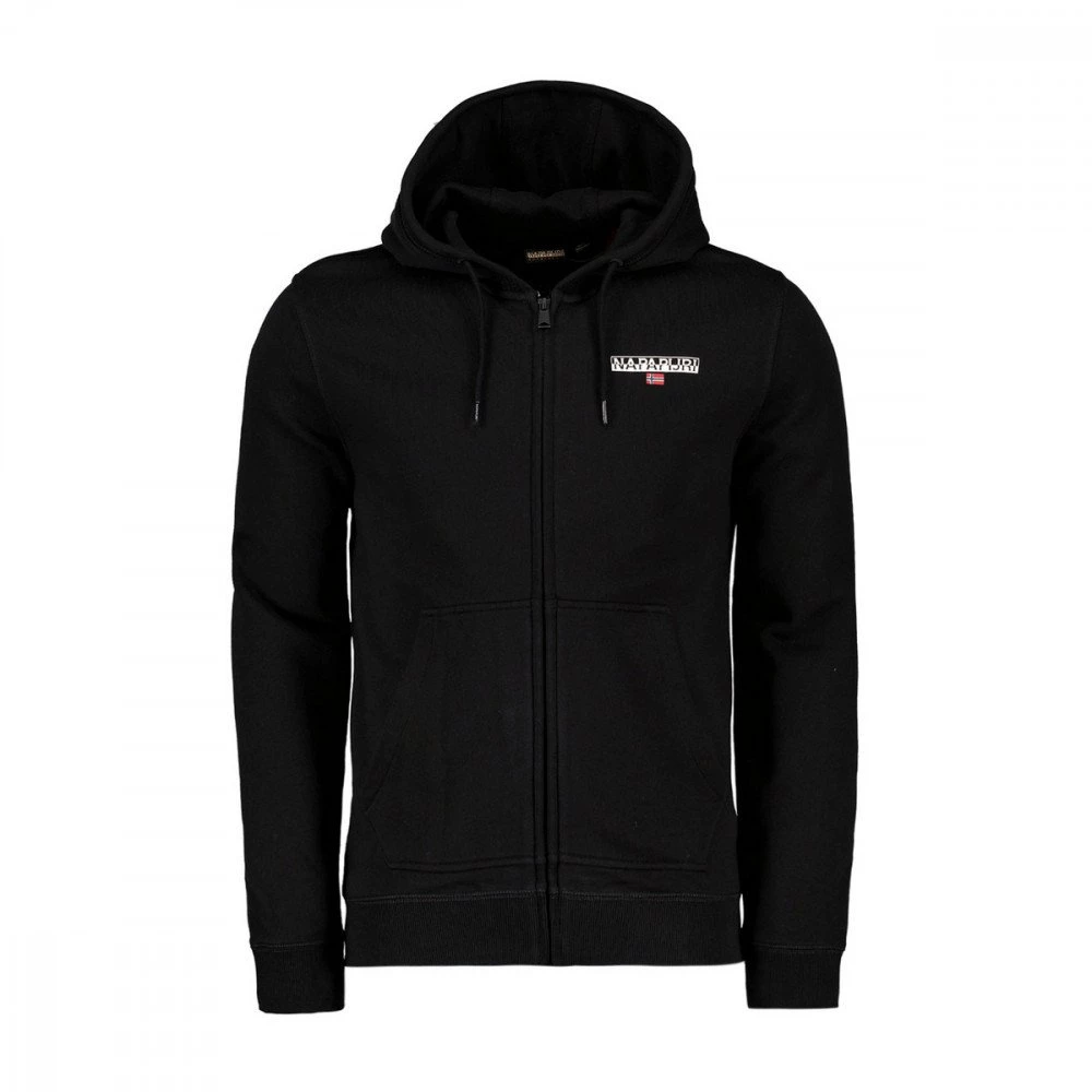 NAPAPIJRI FELPA FULL ZIP CON CAPPUCCIO ICE Nero 3 NAPAPIJRI FELPA FULL ZIP CON CAPPUCCIO ICE Nero