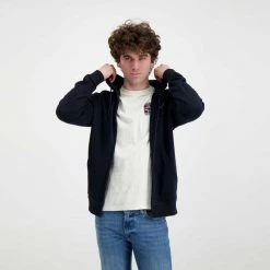 NAPAPIJRI FELPA FULL ZIP CON CAPPUCCIO ICE Blu 12 NAPAPIJRI FELPA FULL ZIP CON CAPPUCCIO ICE Blu -Offerta Economica Novità napapijri np0a4gwp felpa full zip con cappuccio ice casual uomo 044925501 176 5