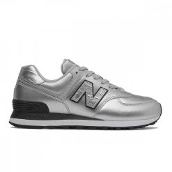 NEW BALANCE 574 METALLIC DONNA Argento