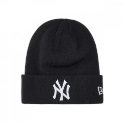 NEW ERA BEANIE ESSENTIAL CUFF NY YANKEES BLWH