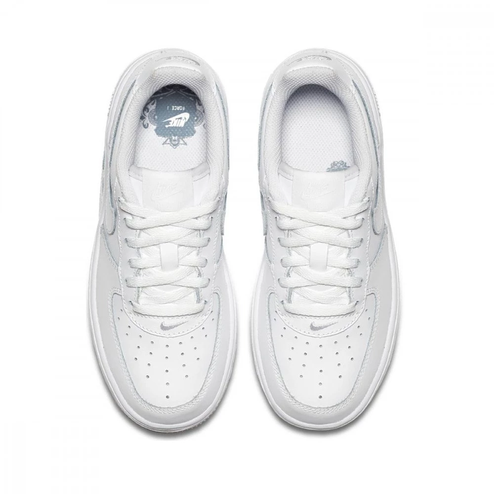 NIKE AIR FORCE 1 LOW BAMBINO Bianco 5 NIKE AIR FORCE 1 LOW BAMBINO Bianco - immagine 3