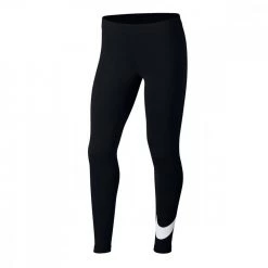 NIKE LEGGINGS FAVORITES SWOOSH BAMBINA Nero