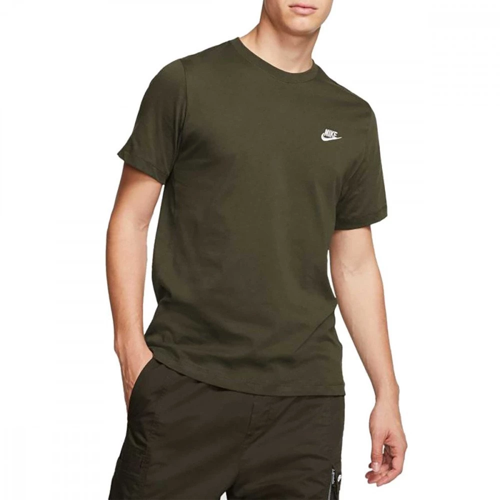 NIKE T-SHIRT CLUB MINI LOGO Blu 3 NIKE T-SHIRT CLUB MINI LOGO Blu