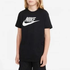 NIKE T-SHIRT FUTURA ICON BAMBINO Nero -Offerta Economica Novità nike ar5252 t shirt futura icon bambino abbigliamento bambino 040975401 013 3