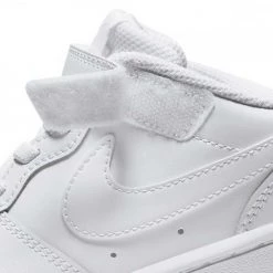 NIKE COURT BOROUGH LOW 2 BAMBINO Bianco -Offerta Economica Novità nike bq5451 nike court borough low 2 psv tutte sneaker bambino 043216901 100 4