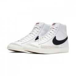NIKE BLAZER MID '77 VINTAGE Bianco -Offerta Economica Novità nike bq6806 blazer mid 77 vintage tutte sneaker uomo 040752701 100 2