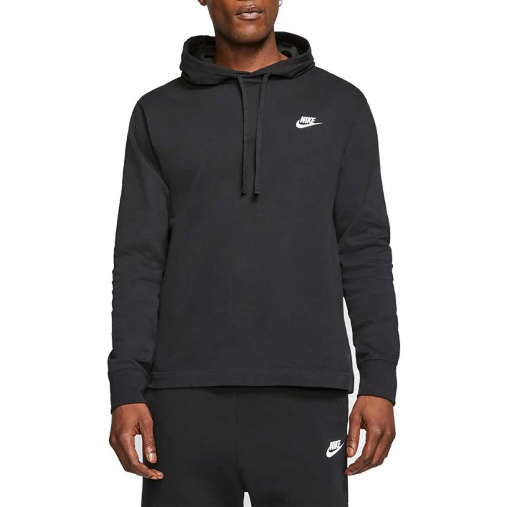 NIKE FELPA CON CAPPUCCIO CLUB JERSEY Nero 3 NIKE FELPA CON CAPPUCCIO CLUB JERSEY Nero