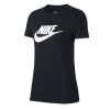 NIKE T-SHIRT ESSENTIAL LOGO DONNA Nero
