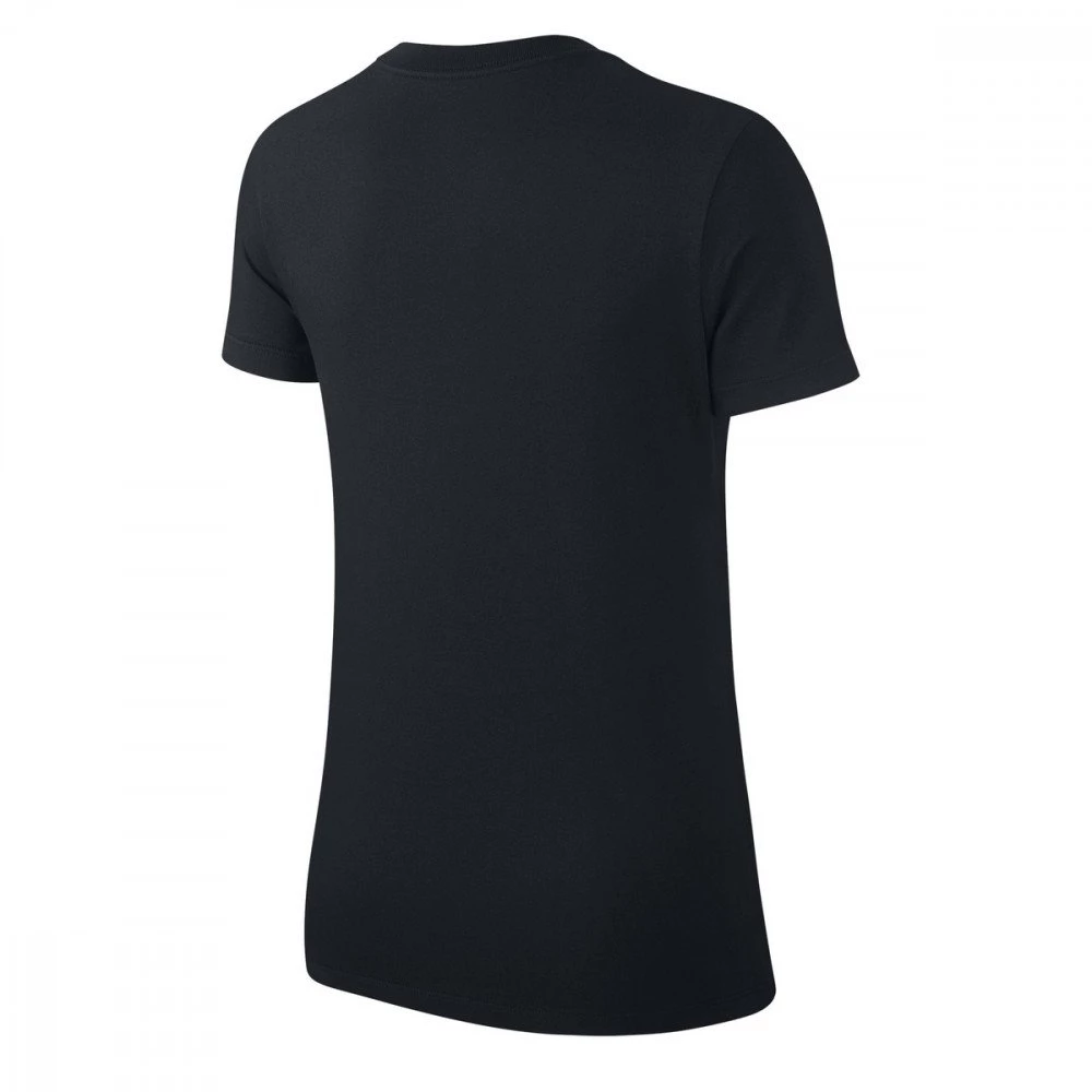 NIKE T-SHIRT ESSENTIAL LOGO DONNA Nero 4 NIKE T-SHIRT ESSENTIAL LOGO DONNA Nero - immagine 2