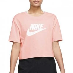 NIKE T-SHIRT CROP ESSENTIAL DONNA Rosa