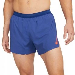 NIKE SHORT AEROSWIFT 4" Blu