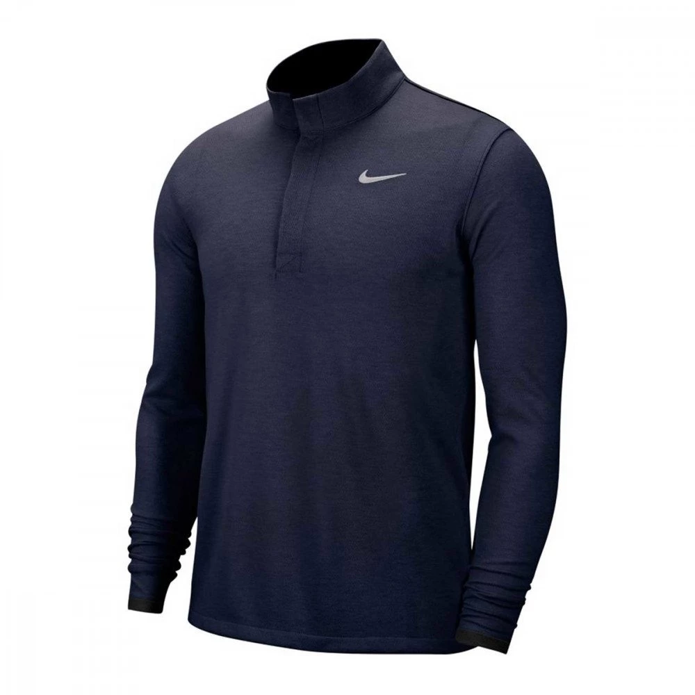 NIKE FELPA 1/2 ZIP DRI-FIT VICTORY Blu 3 NIKE FELPA 1/2 ZIP DRI-FIT VICTORY Blu