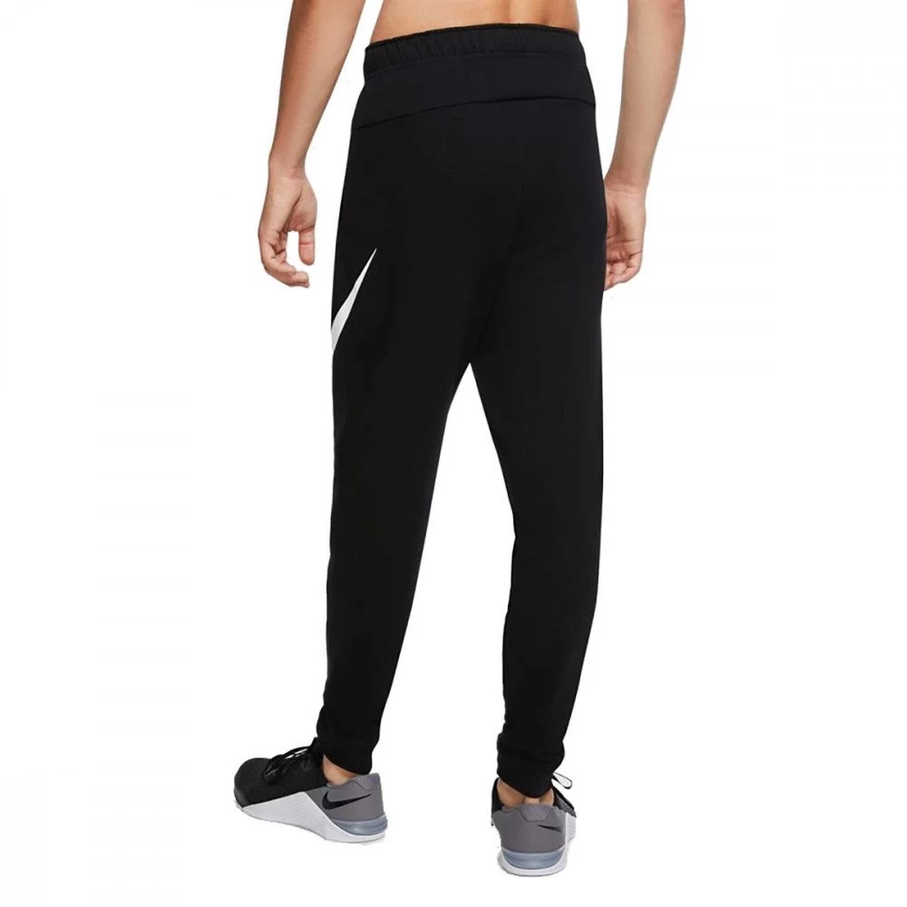 NIKE PANTALONI DRI-FIT TAPERED TRAINING Nero - immagine 2