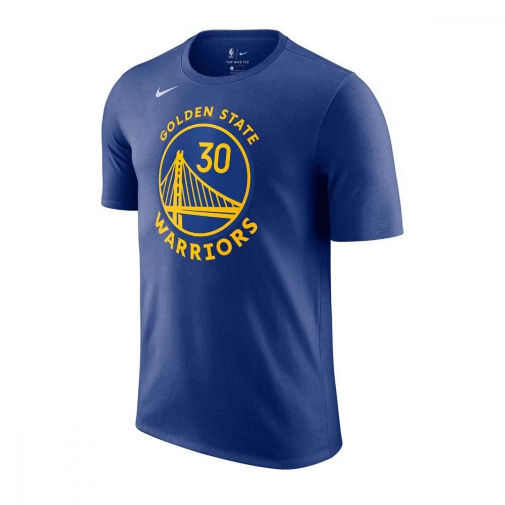 NIKE T-SHIRT NAME NUMBER CURRY WARRIORS Royal 3 NIKE T-SHIRT NAME NUMBER CURRY WARRIORS Royal