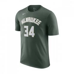 NIKE T-SHIRT NAME NUMBER ANTETOKOUNMPO BUCKS Verde