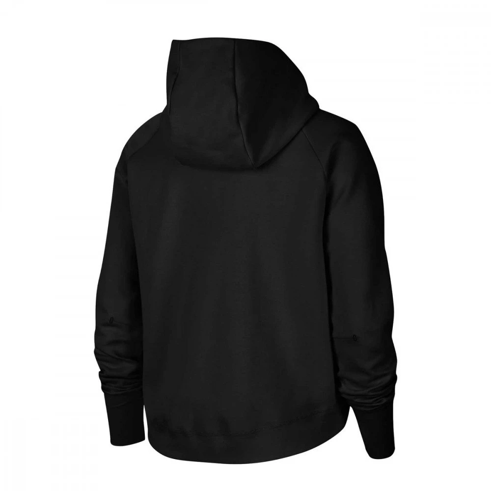 NIKE FELPA FULL ZIP CON CAPPUCCIO TECH FLEECE DONNA Nero 4 NIKE FELPA FULL ZIP CON CAPPUCCIO TECH FLEECE DONNA Nero - immagine 2