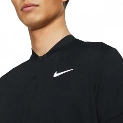 POLO NIKECOURT DRI-FIT Nero -Offerta Economica Novità nike cw6288 nikecourt dri fit polo blade abbigliamento tennis uomo 044590201 010 3