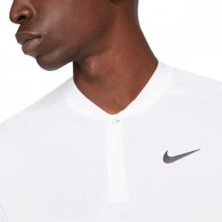 POLO NIKECOURT DRI-FIT Bianco -Offerta Economica Novità nike cw6288 nikecourt dri fit polo blade abbigliamento tennis uomo 044590301 100 3