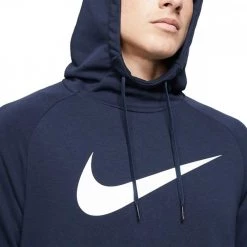 NIKE FELPA CON CAPPUCCIO SWOOSH Blu -Offerta Economica Novità nike cz2425 felpa con cappuccio swoosh abbigliamento training e palestra uomo 044577501 451 3