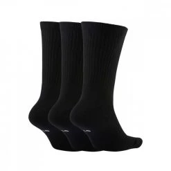 NIKE CALZE CREW EVERYDAY BASKETBALL 3 PACK Nero -Offerta Economica Novità nike da2123 calze gioco everyday bballtripack abbigliamento basket uomo 042750101 010 2