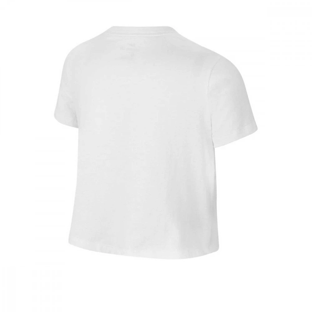 NIKE T-SHIRT CROP FUTURA BAMBINA Bianco 4 NIKE T-SHIRT CROP FUTURA BAMBINA Bianco - immagine 2