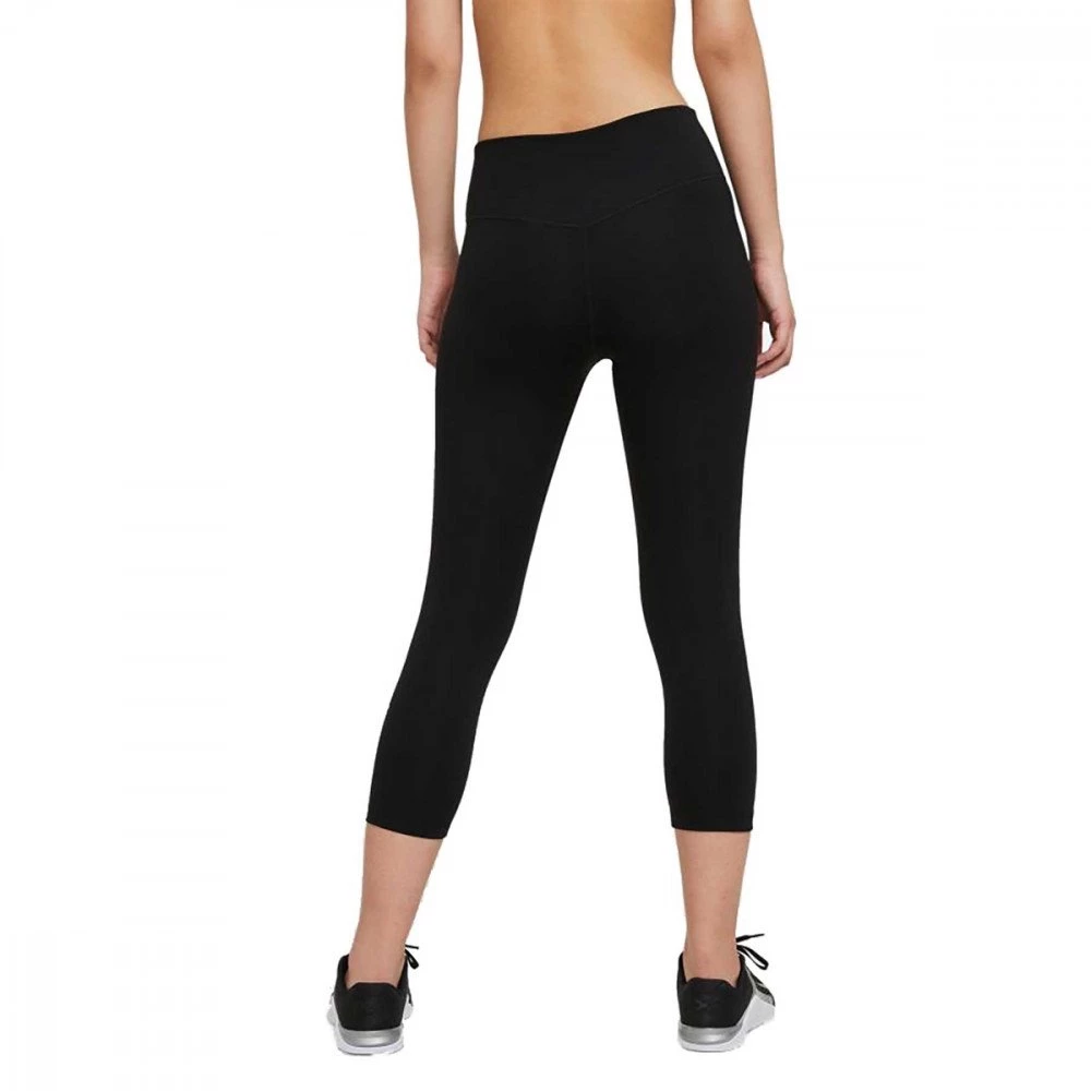 NIKE LEGGINGS ONE CROP DONNA Nero 4 NIKE LEGGINGS ONE CROP DONNA Nero - immagine 2