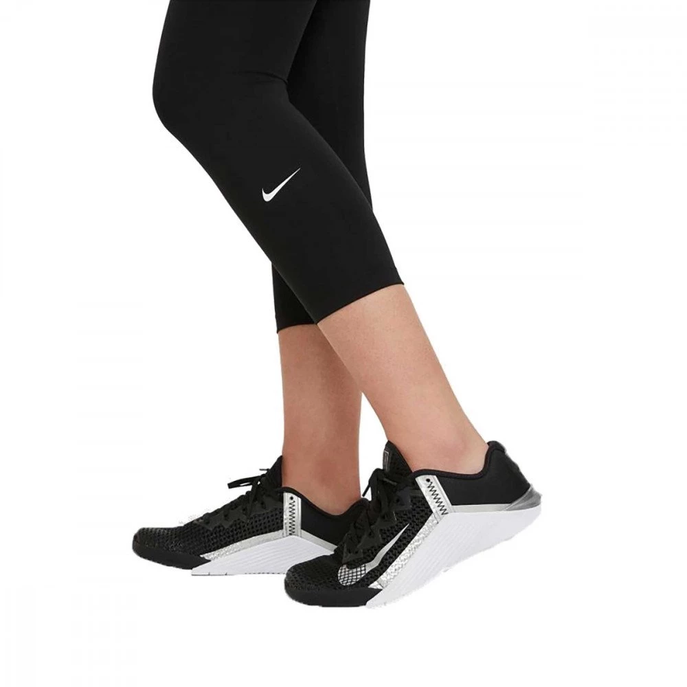 NIKE LEGGINGS ONE CROP DONNA Nero 5 NIKE LEGGINGS ONE CROP DONNA Nero - immagine 3