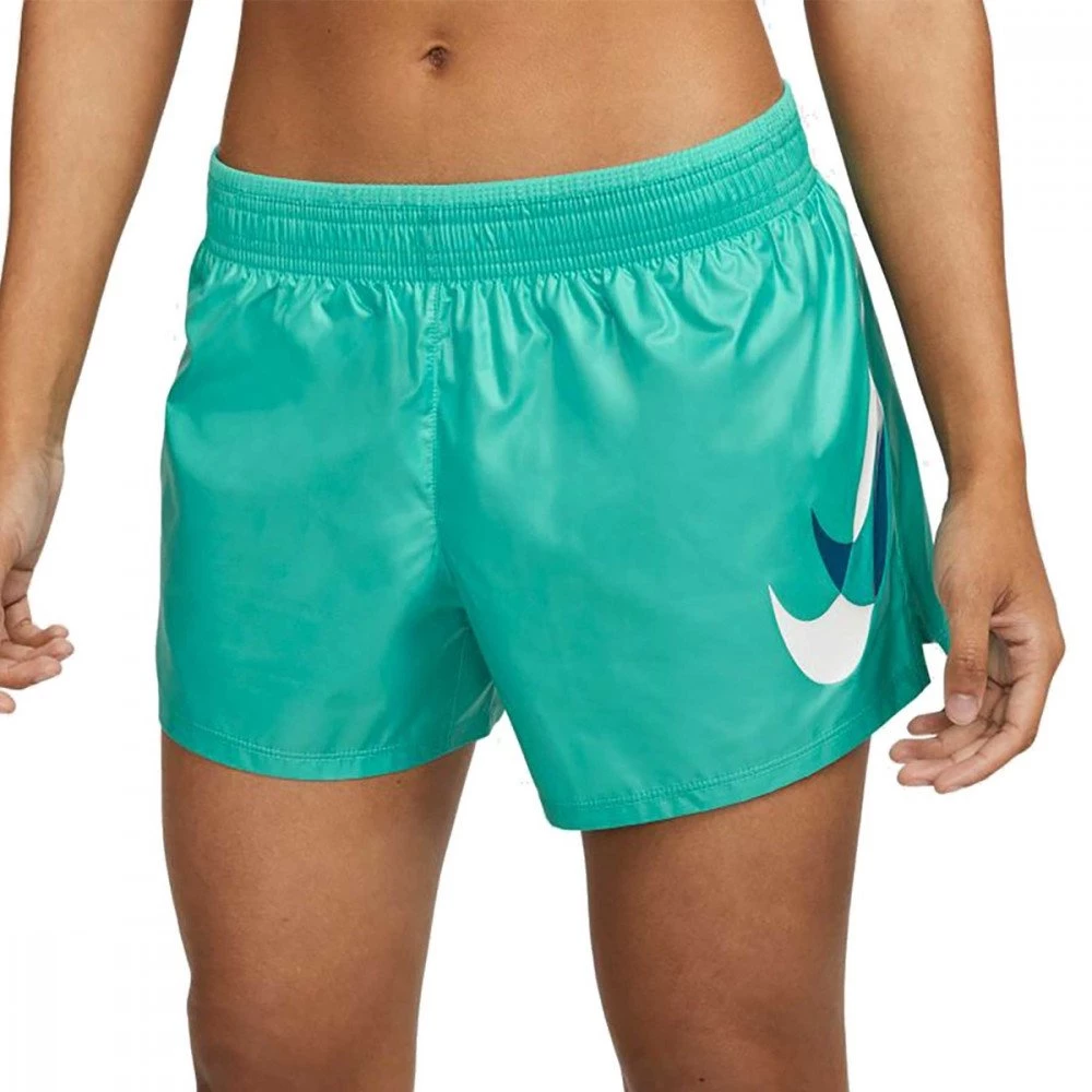 NIKE SHORT SWOOSH RUN DONNA Verde 3 NIKE SHORT SWOOSH RUN DONNA Verde