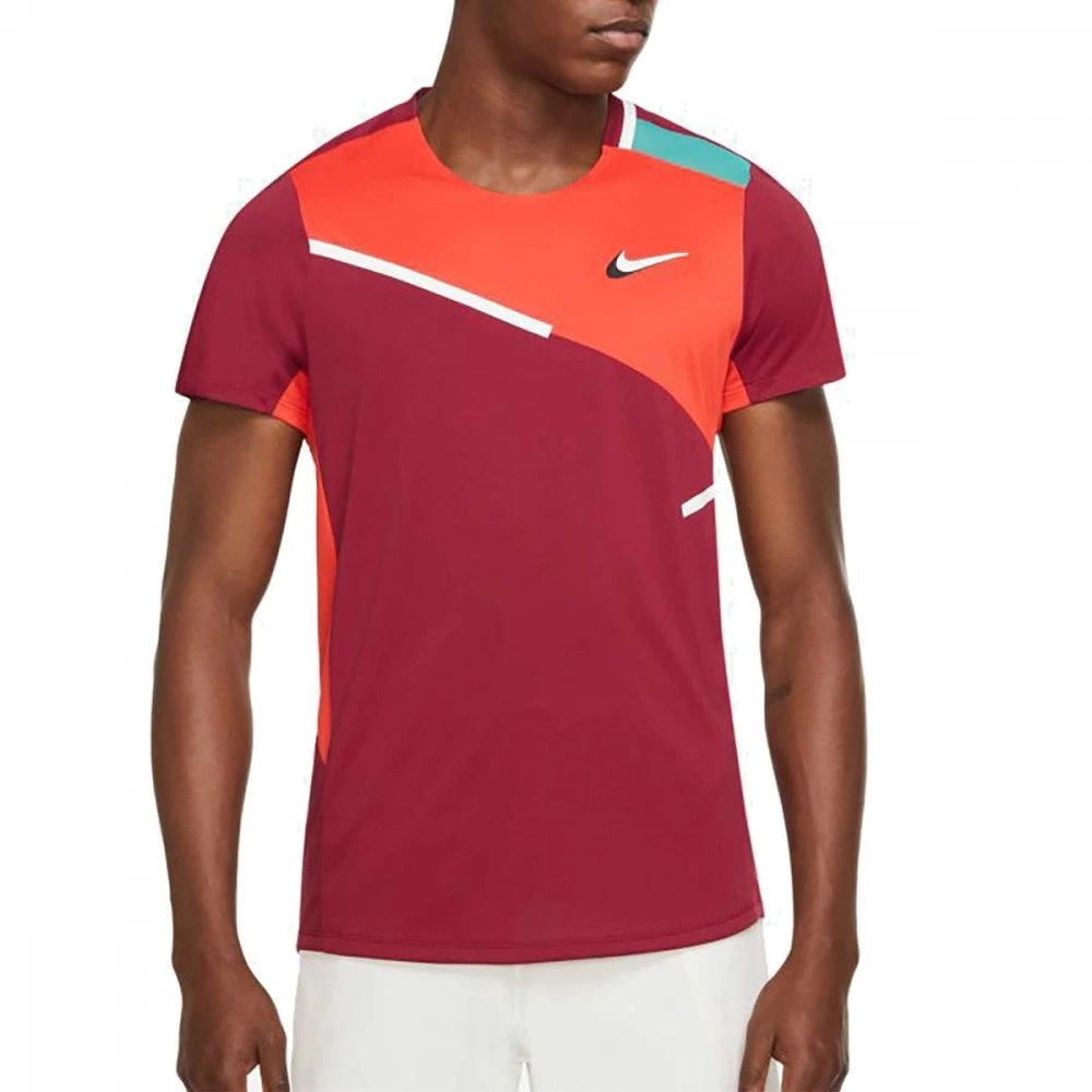 T-SHIRT NIKECOURT DRI-FIT SLAM Bordeaux 3 T-SHIRT NIKECOURT DRI-FIT SLAM Bordeaux