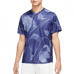 T-SHIRT NIKECOURT DRI-FIT VICTORY PRINTED Viola