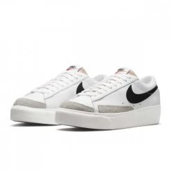 NIKE BLAZER LOW PLATFORM DONNA Bianco -Offerta Economica Novità nike dj0292 blazer low platform donna tutte sneaker donna 043126801 101 2