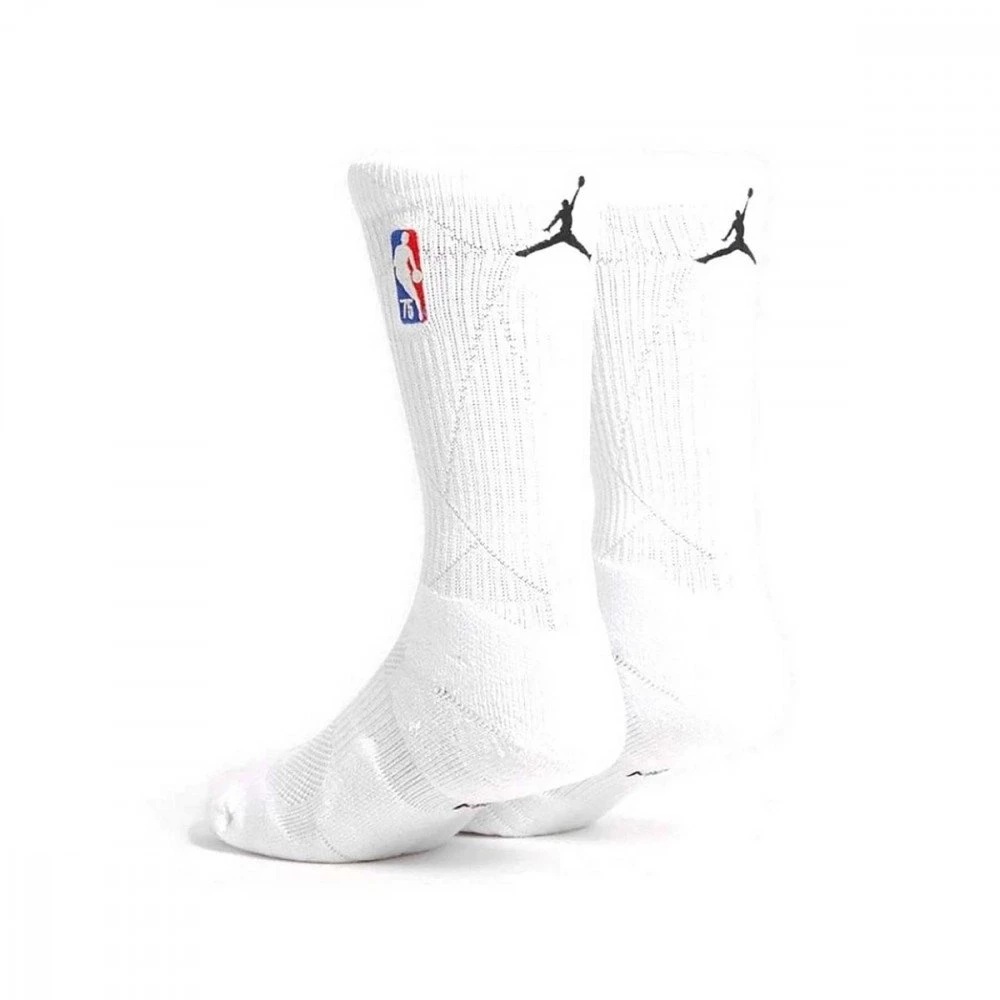 NIKE CALZE CREW COURTSIDE NBA Bianco 4 NIKE CALZE CREW COURTSIDE NBA Bianco - immagine 2