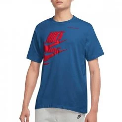 NIKE T-SHIRT ESSENTIAL FUTURA Blu