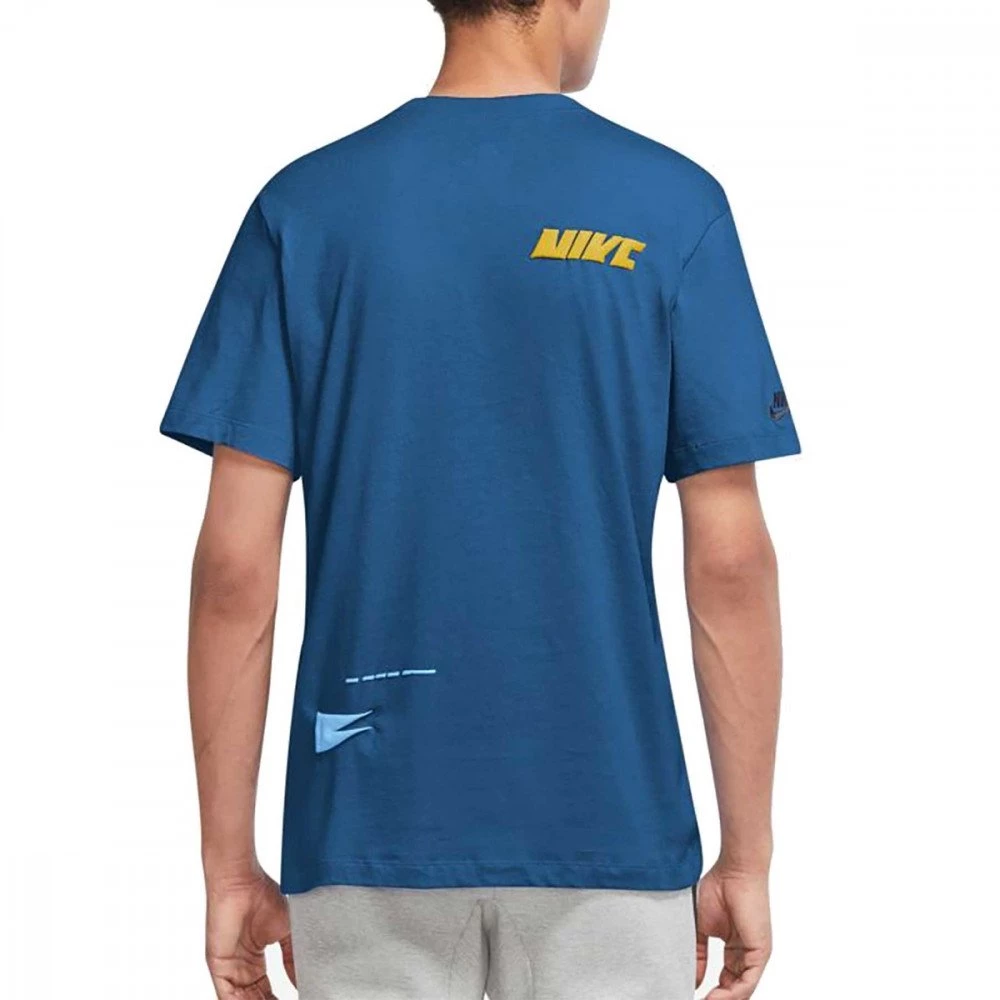 NIKE T-SHIRT ESSENTIAL FUTURA Blu 4 NIKE T-SHIRT ESSENTIAL FUTURA Blu - immagine 2