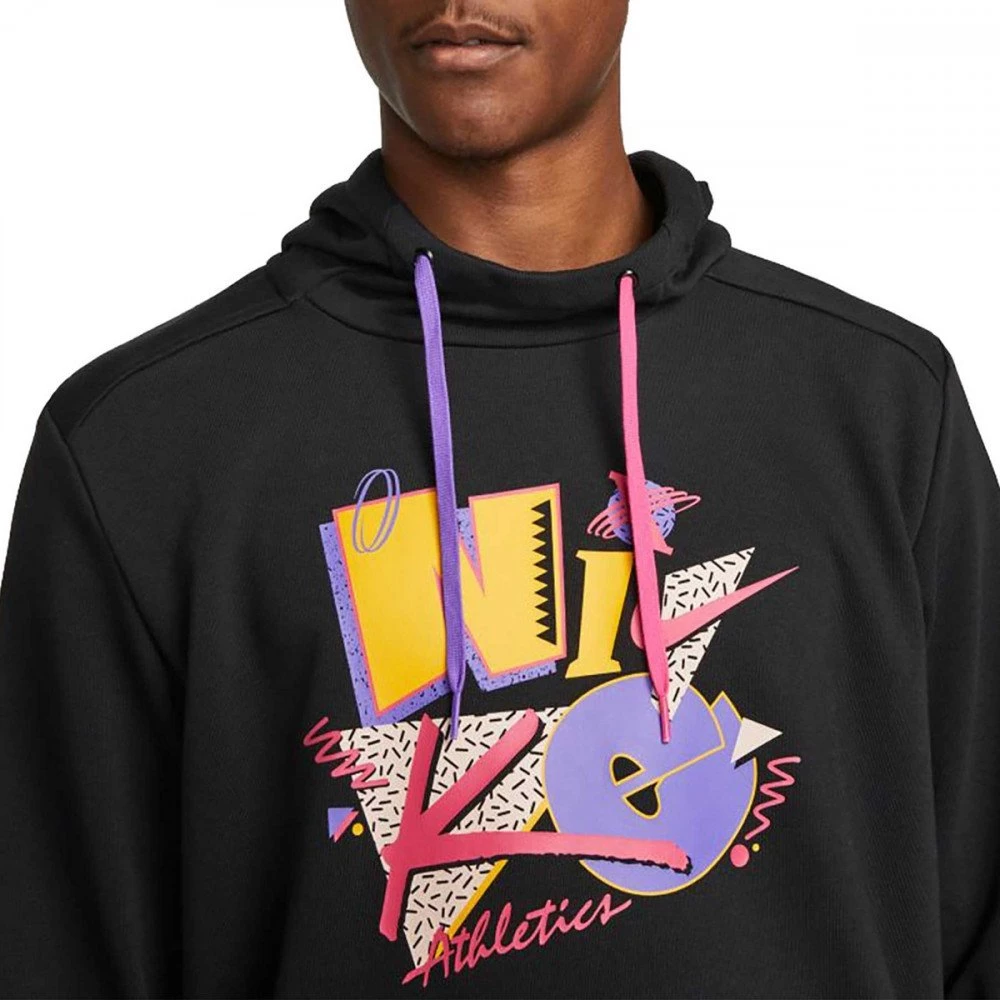 NIKE FELPA CON CAPPUCCIO DRY HD PO STORY PACK Nero - immagine 3