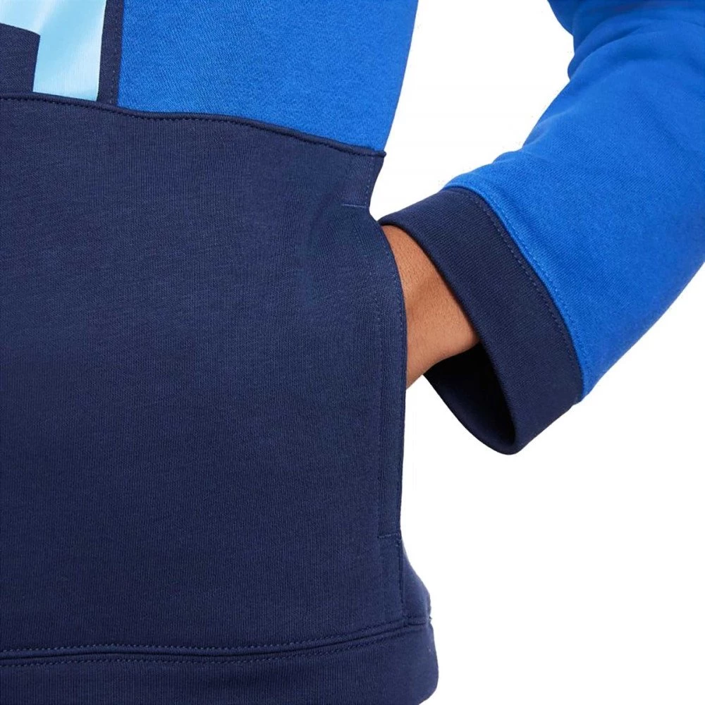 NIKE FELPA CON CAPPUCCIO AMPLIFY BAMBINO Royal 6 NIKE FELPA CON CAPPUCCIO AMPLIFY BAMBINO Royal - immagine 4